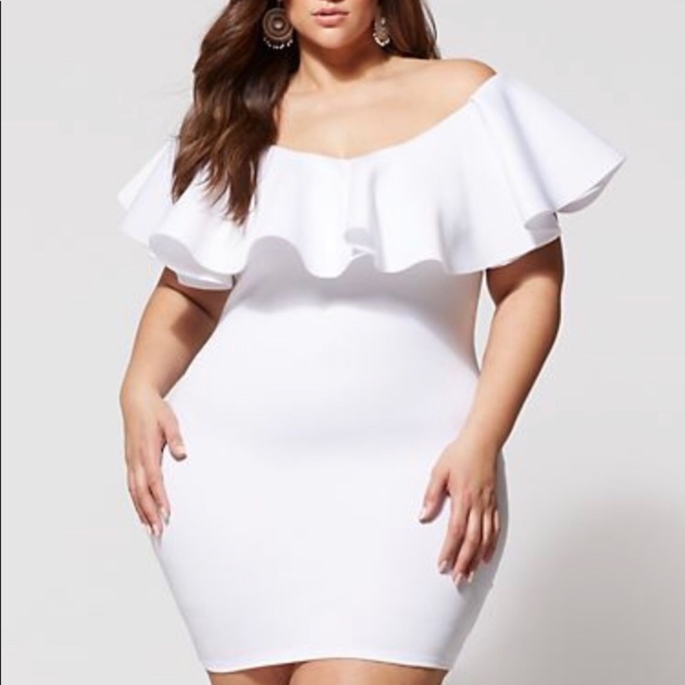 FTF Bentley Ruffle Bodycon Dress